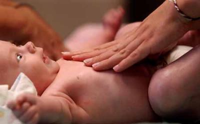 masajes para bebés