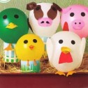 Globos decorados con forma de animales
