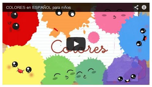 Los colores en español para niños