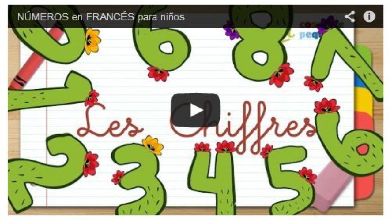 Numeros En Frances Para Ninos Videos Infantiles