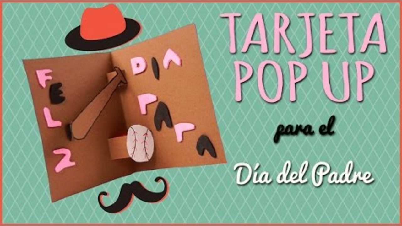 Tarjeta pop up para el Día del Padre | Manualidades Día del Padre